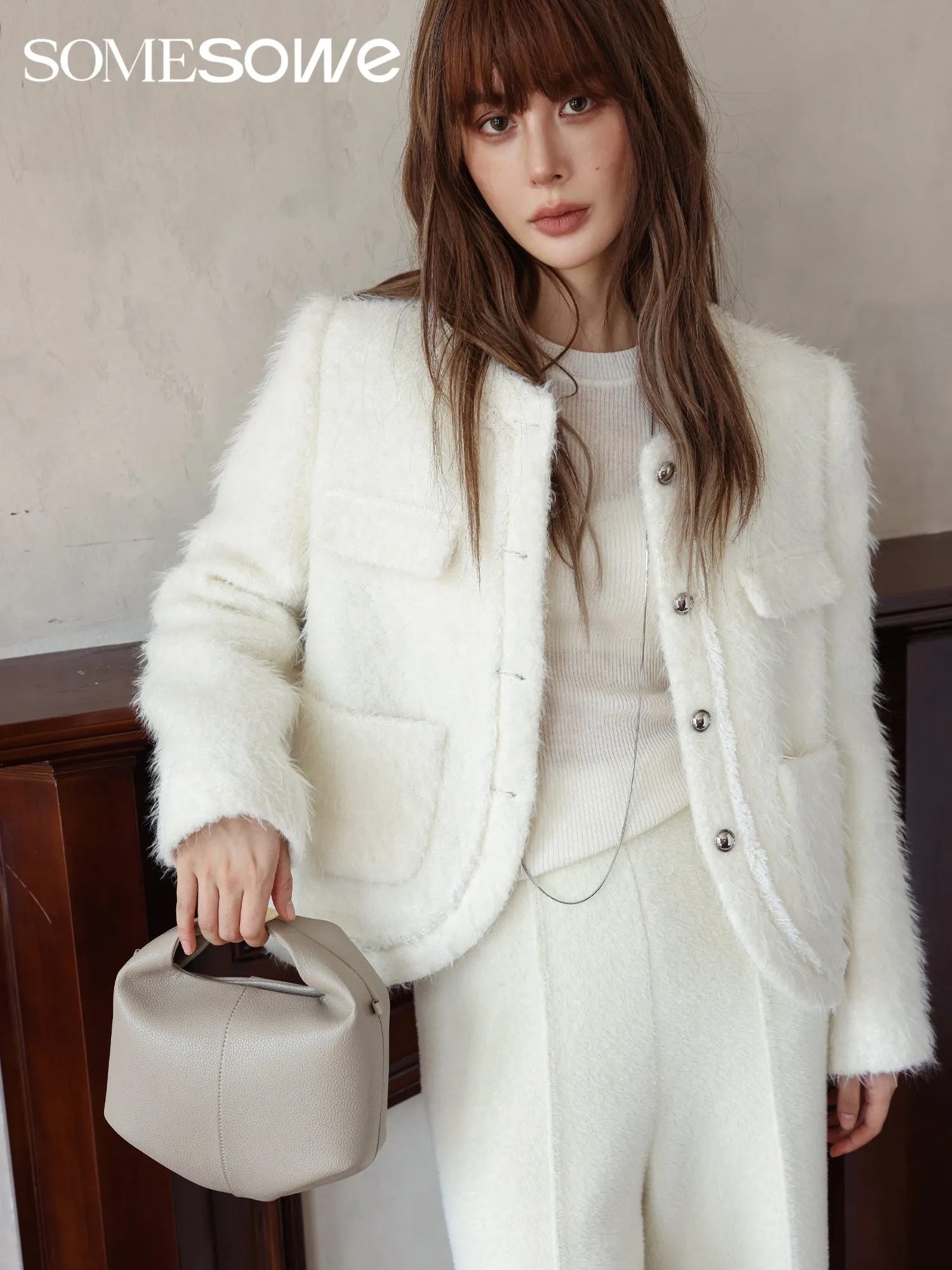 White Wool Coat