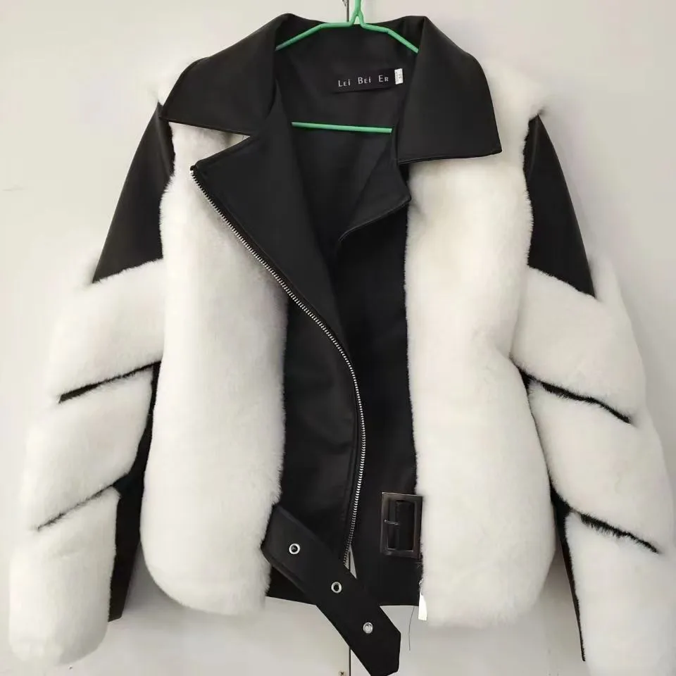 Women's Clothing Imitation Fur Women's Motorcycle Clothing Coat Autumn And Winter Young Coat