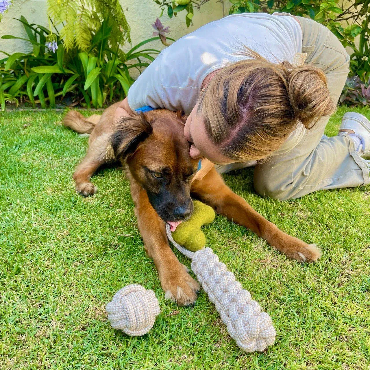 Wool Dog Bone Toy