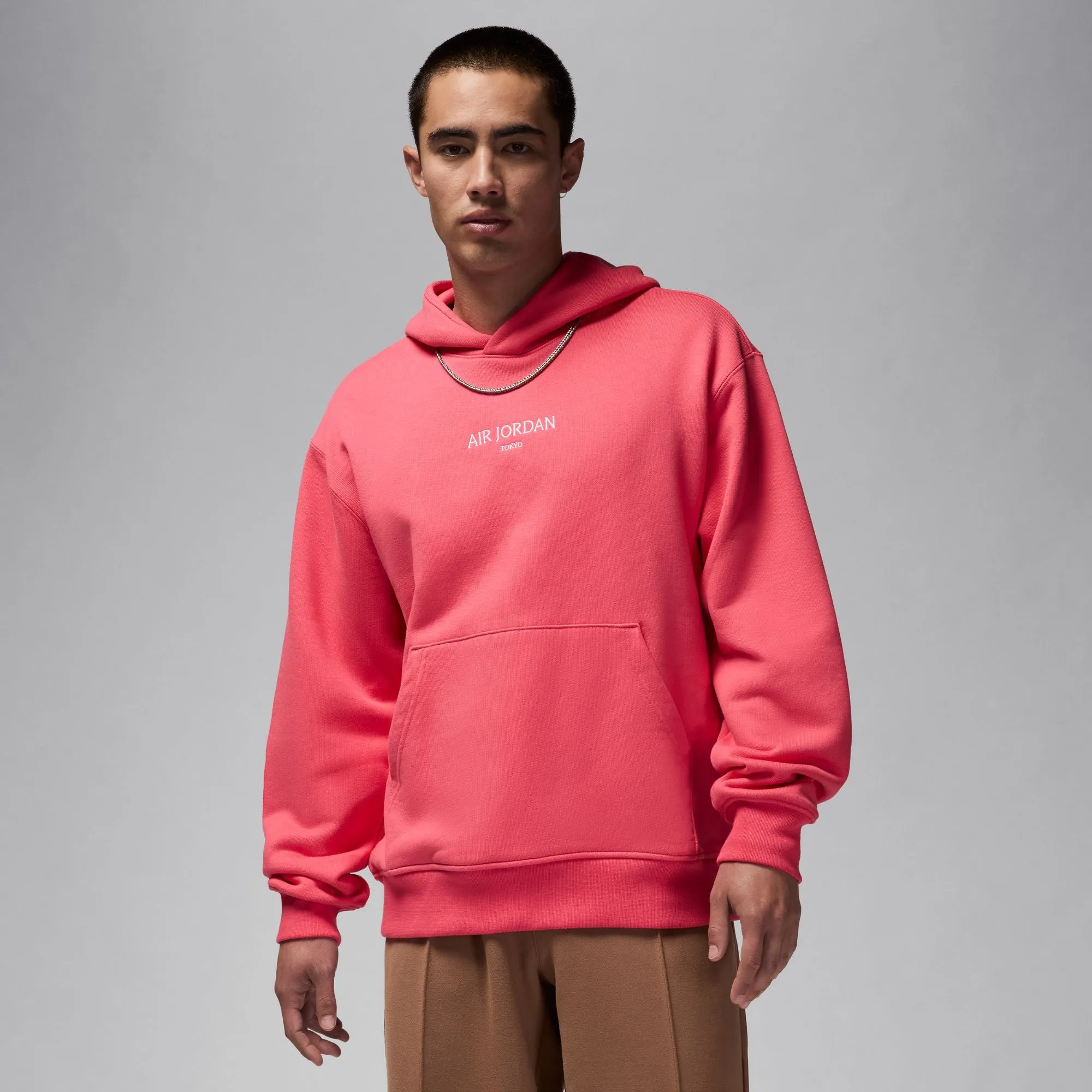 WORDMARK TOKYO FLEECE PULLOVER HOODIE "ASTER PINK"